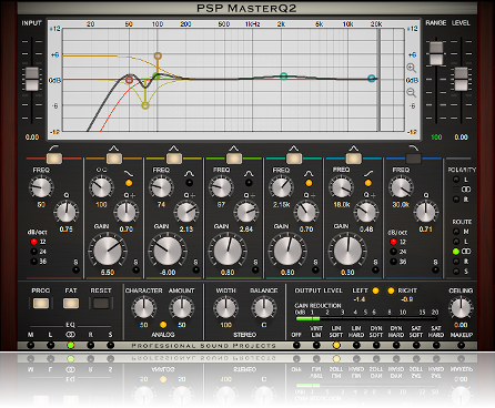 PSP’s MasterQ2 – Mastering EQ Plugin